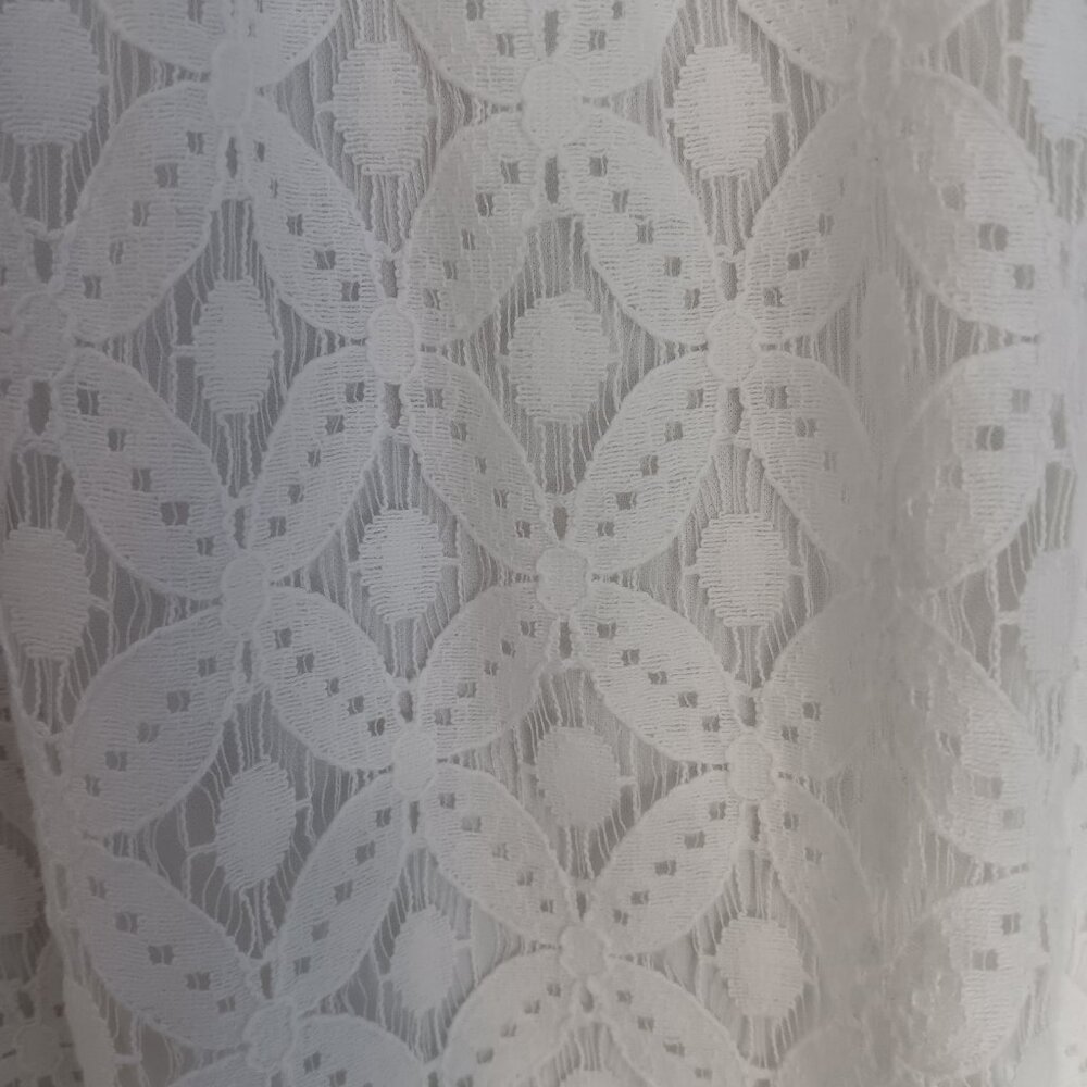 Dress Barn‎ Women's White Lace Dress Size 16 Cottagecore Boho - Picture 4 of 6
